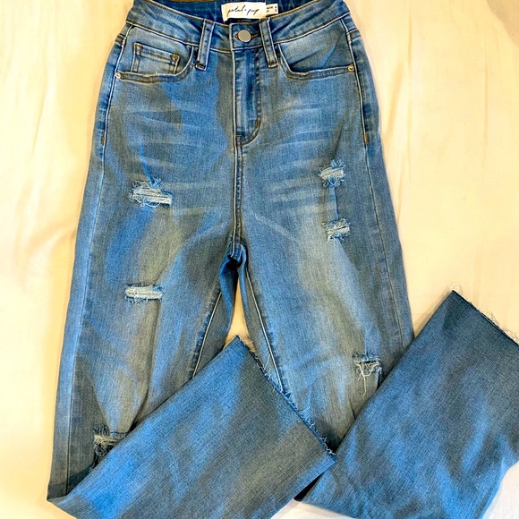 Petal & Pup Denim - Like New Petal + Pup Distressed Jeans